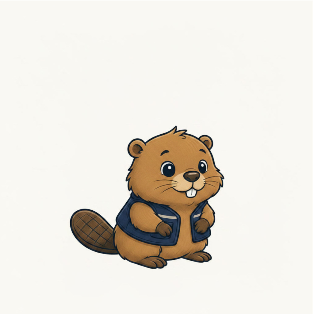 Baby Beaver plan mascot