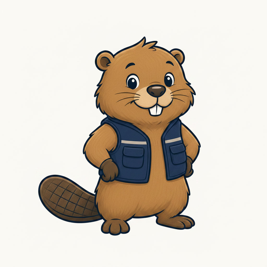 Medium Beaver plan mascot